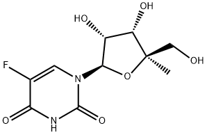 5-Fluoro-4'-C-methyluridine,660845-69-2,结构式