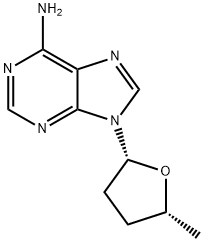 2',3',5'-trideoxyadenosine Structure