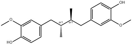 ジヒドログアイアレチン酸 化学構造式