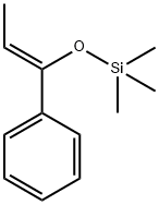 Benzene, [(1Z)-1-[(trimethylsilyl)oxy]-1-propen-1-yl]- 化学構造式