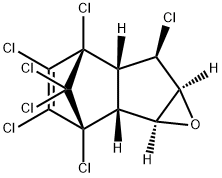 (+)-顺-环氧七氯 结构式