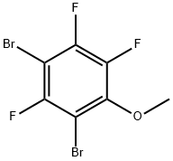 Benzene, 1,3-dibromo-2,4,5-trifluoro-6-methoxy- Structure