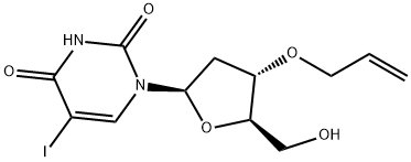 2'-Deoxy-5-iodo-3'-O-2-propen-1-yl-uridine Struktur