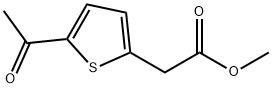 2-(5-乙酰噻吩-2-基)乙酸甲酯,67289-12-7,结构式