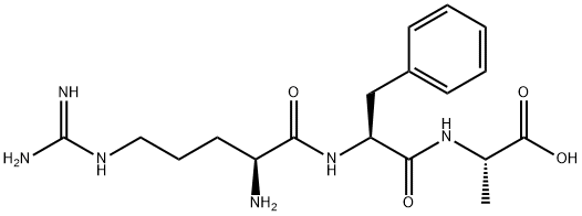 H-Arg-Phe-Ala-OH Structure