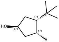 Cyclopentanol, 3-(1,1-dimethylethyl)-4-methyl-, (1R,3S,4R)-rel- (9CI) Struktur