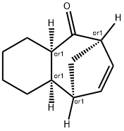 6,9-Methano-9H-benzocyclohepten-9-one,1,2,3,4,4a,5,8,9a-octahydro-,(4aR,5S,8R,9aR)-rel-(9CI) Struktur
