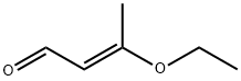 2-Butenal, 3-ethoxy-, (E)- (9CI) Struktur