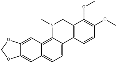 二氢白屈菜红碱 结构式