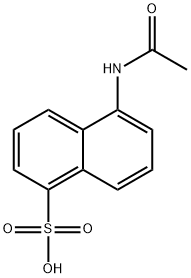 1-Naphthalenesulfonic acid, 5-(acetylamino)- Structure