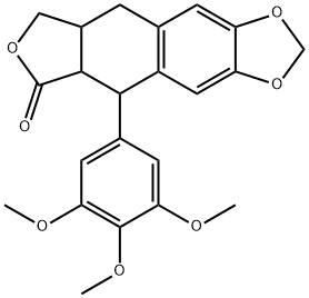 deoxypodophyllotoxin Structure