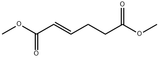 dimethyl (E)-hex-2-enedioate 结构式