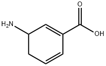 1,5-Cyclohexadiene-1-carboxylicacid,3-amino-(9CI) Struktur