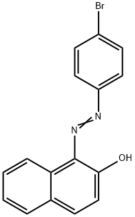 2-Naphthalenol, 1-[2-(4-bromophenyl)diazenyl]- Struktur
