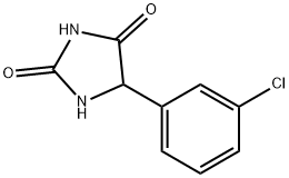 2,4-Imidazolidinedione, 5-(3-chlorophenyl)- Structure