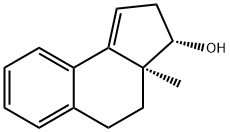 (3S)-3,3a,4,5-Tetrahydro-3aα-methyl-2H-benz[e]inden-3α-ol Structure
