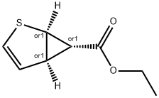 (1R,5R,6S)-rel-2-Thiabicyclo[3.1.0]hex-3-ene-6-carboxylic acid ethyl ester Structure