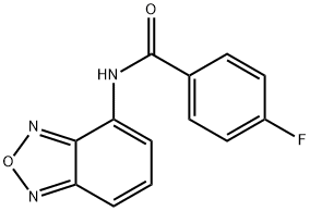 Benzamide, N-?2,?1,?3-?benzoxadiazol-?4-?yl-?4-?fluoro- Structure
