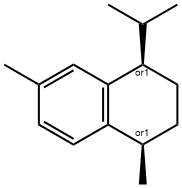 Naphthalene, 1,2,3,4-tetrahydro-1,6-dimethyl-4-(1-methylethyl)-, (1R,4R)-rel- Struktur