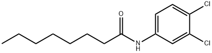 Octanamide, N-(3,4-dichlorophenyl)- 化学構造式