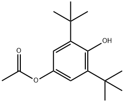 1,4-Benzenediol, 2,6-bis(1,1-dimethylethyl)-, 4-acetate Struktur