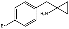 1-(4-溴苄基)环丙-1-胺,741191-50-4,结构式
