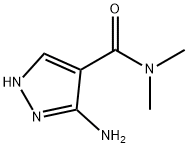 1H-Pyrazole-4-carboxamide,3-amino-N,N-dimethyl-(9CI) Structure