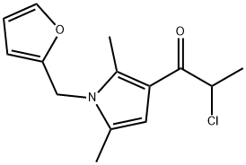 2-chloro-1-[1-(furan-2-ylmethyl)-2,5-dimethyl-1H-pyrrol-3-yl]propan-1-one