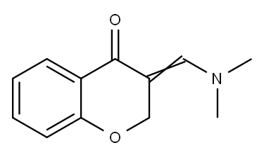 4H-1-Benzopyran-4-one, 3-[(dimethylamino)methylene]-2,3-dihydro- Struktur