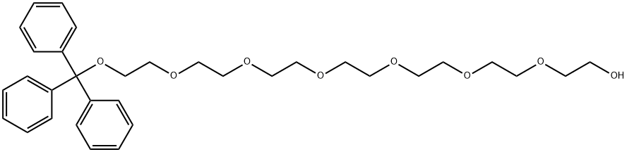 TRT-PEG7-OH 化学構造式