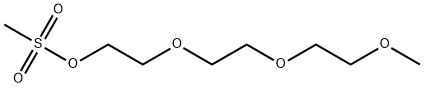 甲基-三聚乙二醇-甲磺酸酯 结构式