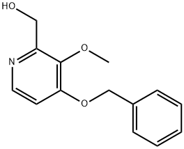 2-Pyridinemethanol, 3-methoxy-4-(phenylmethoxy)- Structure