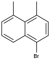 Naphthalene, 1-bromo-4,5-dimethyl- Struktur
