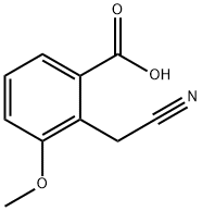 2-(氰甲基)-3-甲氧基苯甲酸, 755014-11-0, 结构式