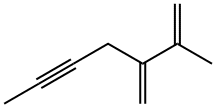 1-Hepten-5-yne, 2-methyl-3-methylene- Structure