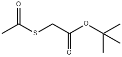 Acetic acid, 2-(acetylthio)-, 1,1-dimethylethyl ester 化学構造式