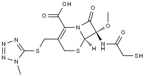 头孢美唑杂质, 76952-82-4, 结构式