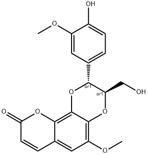 Cleomiscosin B Struktur