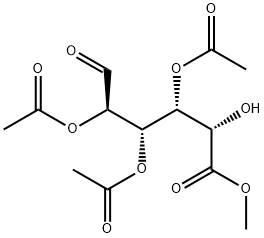 -D-glucuronic Acid Methyl Ester 2,3,4-Triacetate Struktur