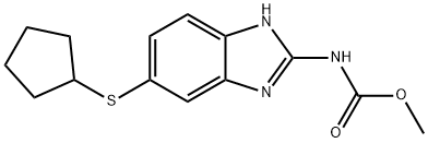 环戊烷阿苯哒唑,77723-30-9,结构式