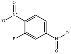 Benzene, 2-fluoro-1,4-dinitro- 化学構造式