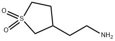 2-(1,1-ジオキシドテトラヒドロ-3-チエニル)エタンアミン 化学構造式