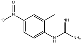 2-甲基-4-硝基苯基胍, 796738-72-2, 结构式
