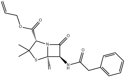 4-Thia-1-azabicyclo[3.2.0]heptane-2-carboxylic acid, 3,3-dimethyl-7-oxo-6-[(phenylacetyl)amino]- (2S,5R,6R)-, 2-propenyl ester (9CI)