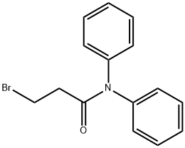 Propanamide, 3-bromo-N,N-diphenyl- Structure