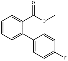 [1,1'-Biphenyl]-2-carboxylic acid, 4'-fluoro-, methyl ester,80254-82-6,结构式