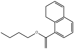 Naphthalene, 8-(1-butoxyethenyl)-1,2-dihydro- Structure