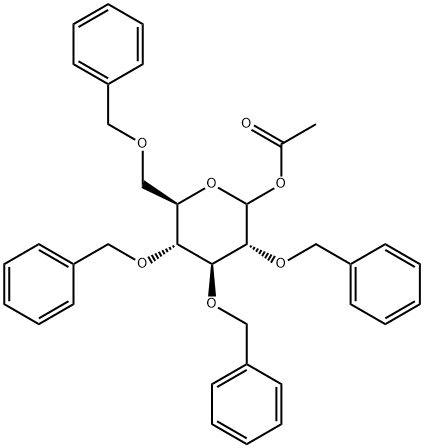 D-Glucopyranose, 2,3,4,6-tetrakis-O-(phenylmethyl)-, 1-acetate