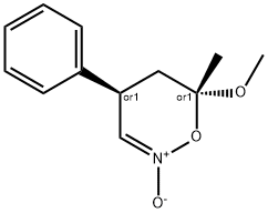 4H-1,2-Oxazine,5,6-dihydro-6-methoxy-6-methyl-4-phenyl-,2-oxide,(4R,6R)-rel-(9CI)