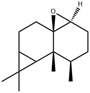 Cyclopropa[5,?6]?naphth[1,?8a-?b]?oxirene, decahydro-?1,?7,?7,?7b-?tetramethyl-?, (1R,?3aS,?4aR,?7bR)?- Struktur